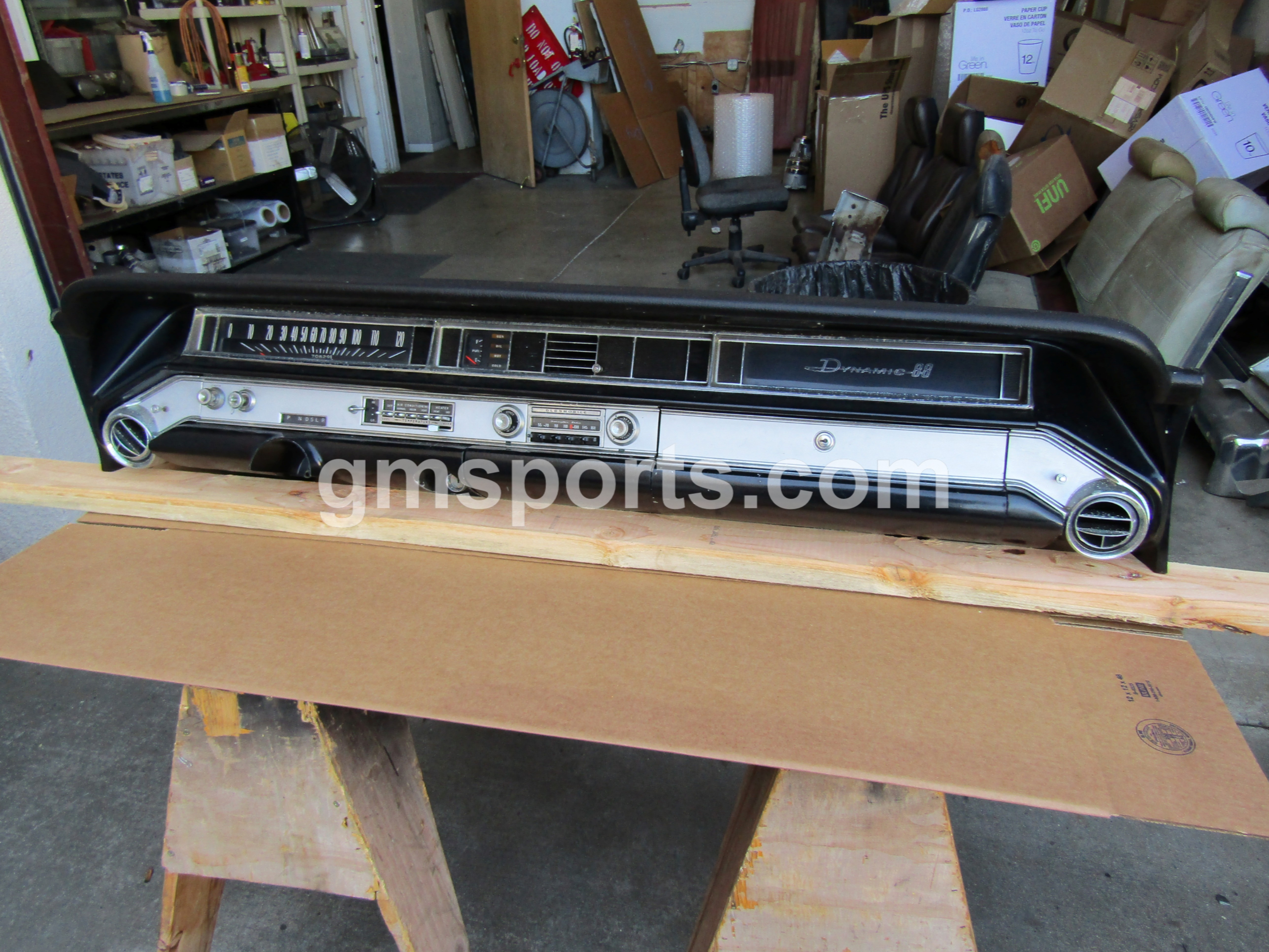 1964, Oldsmobile, Dynamic, 88, dash, Assembly, Instrument, Cluster, Heater, controls, headlight switch