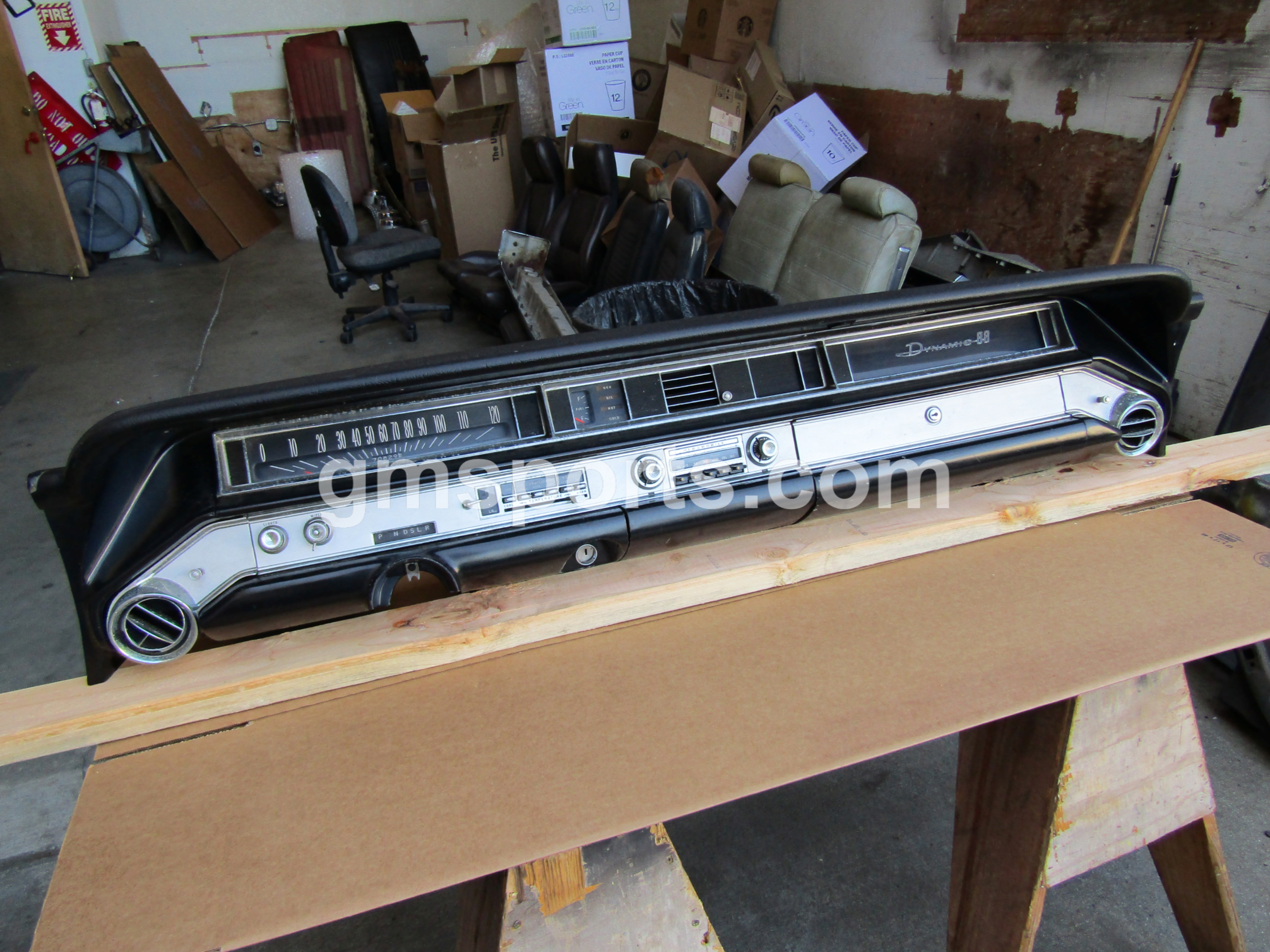 1964, Oldsmobile, Dynamic, 88, dash, Assembly, Instrument, Cluster, Heater, controls, headlight switch