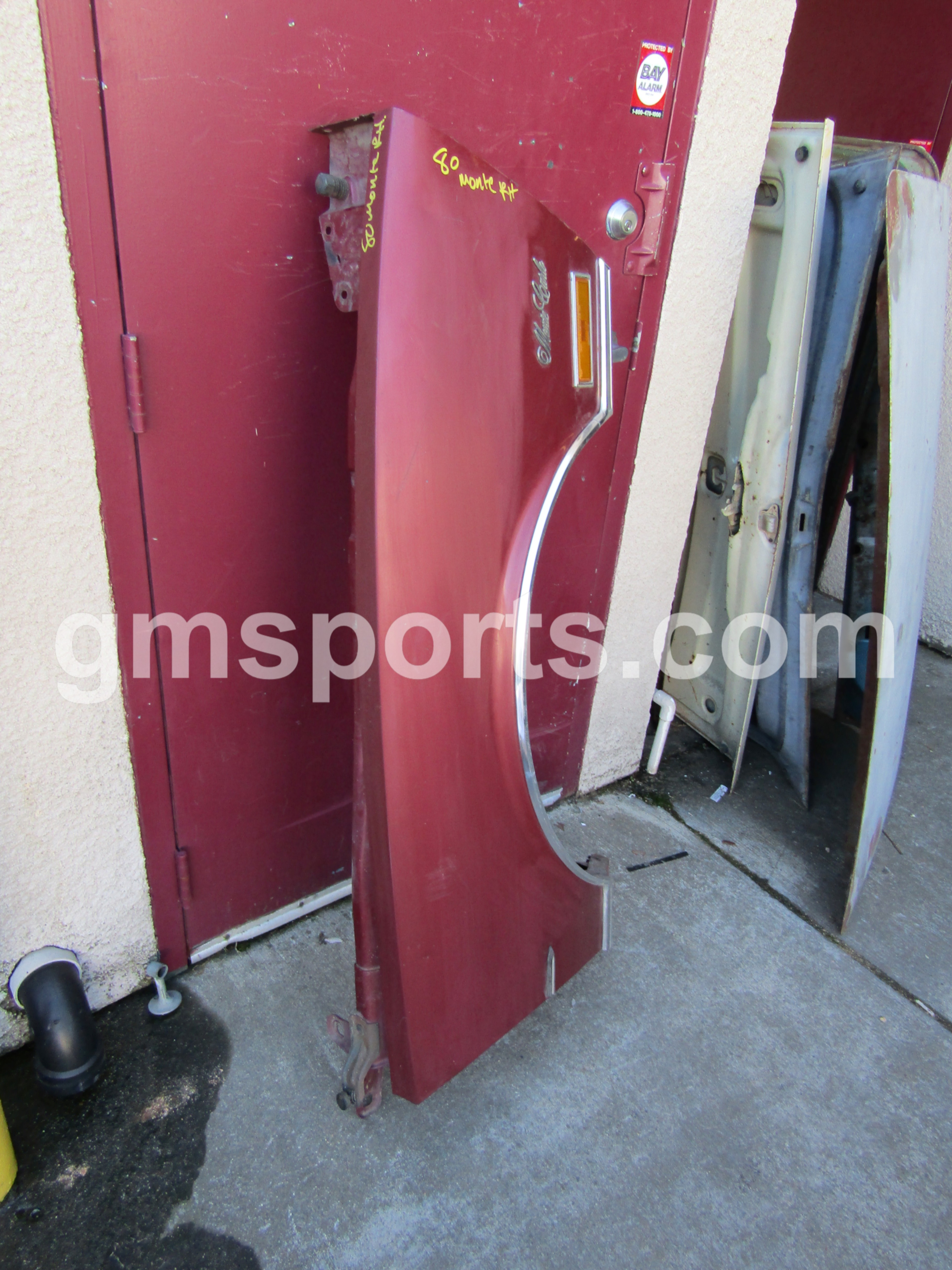 1980, Chevrolet, Monte, Carlo, Right, Fender,