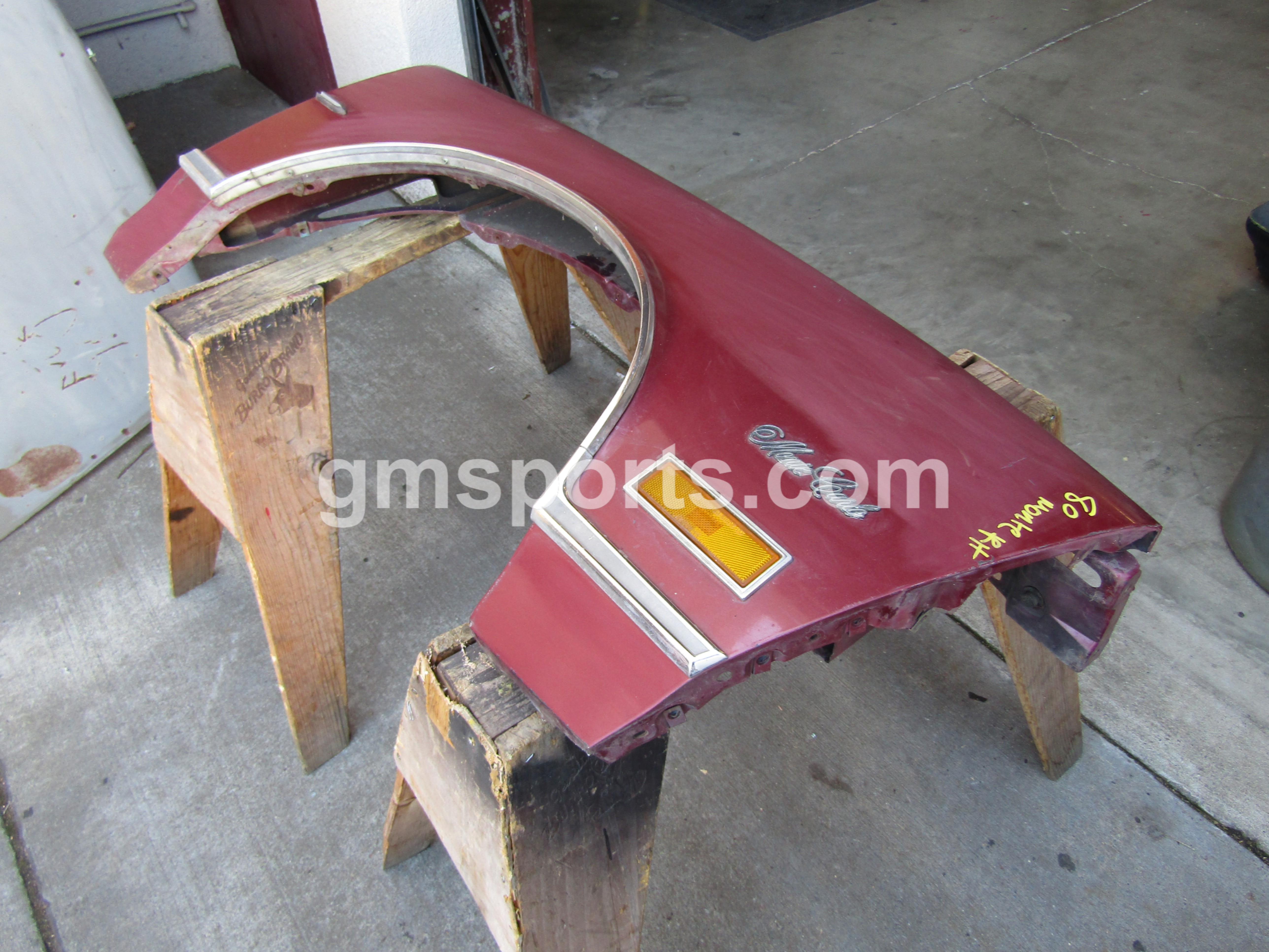 1980, Chevrolet, Monte, Carlo, Right, Fender,