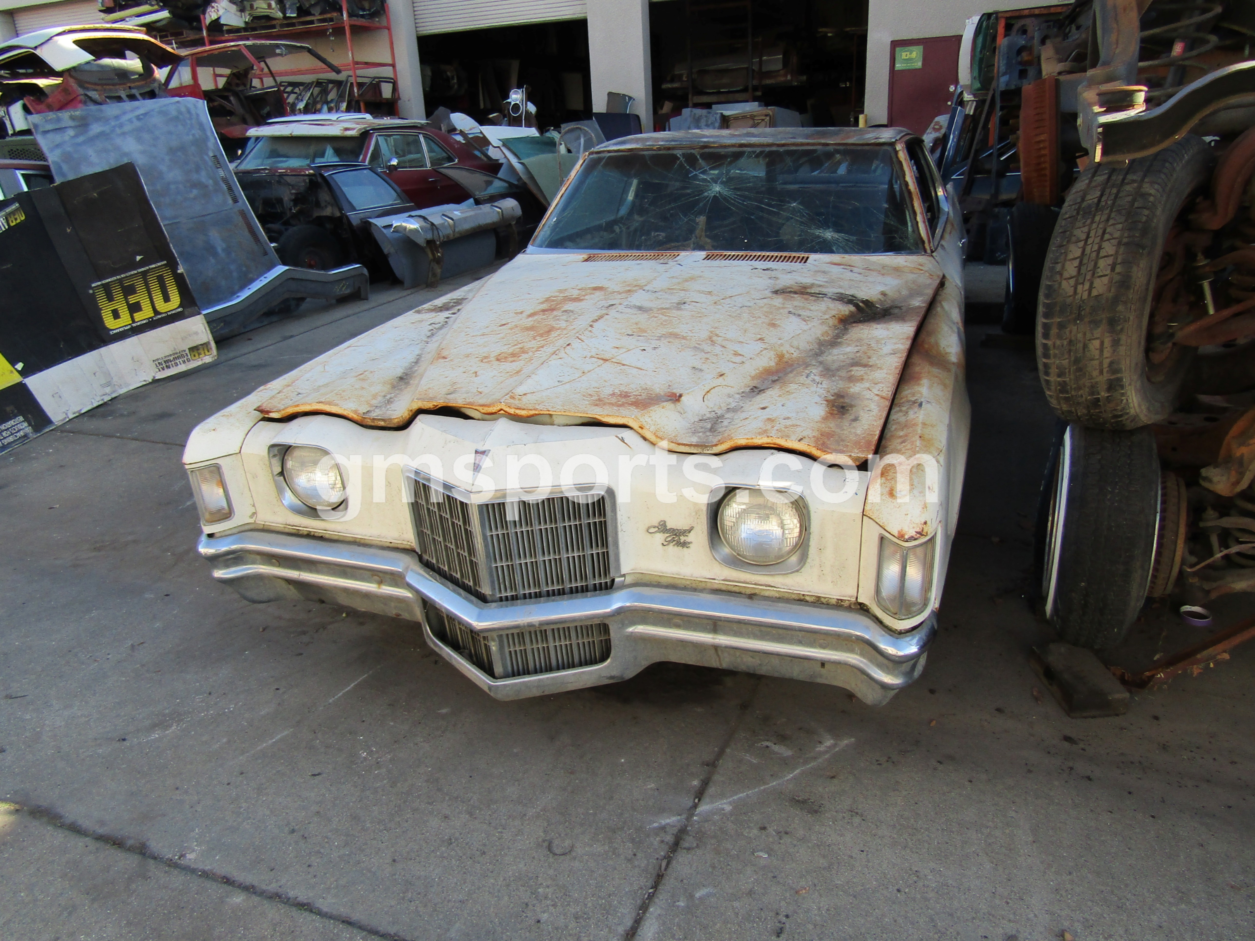 1971, Pontiac, Grand, Prix,left,right,front,rear,fender,quarter,panel,hood,bumper,400,roof,glass,door,frame,rear,end,