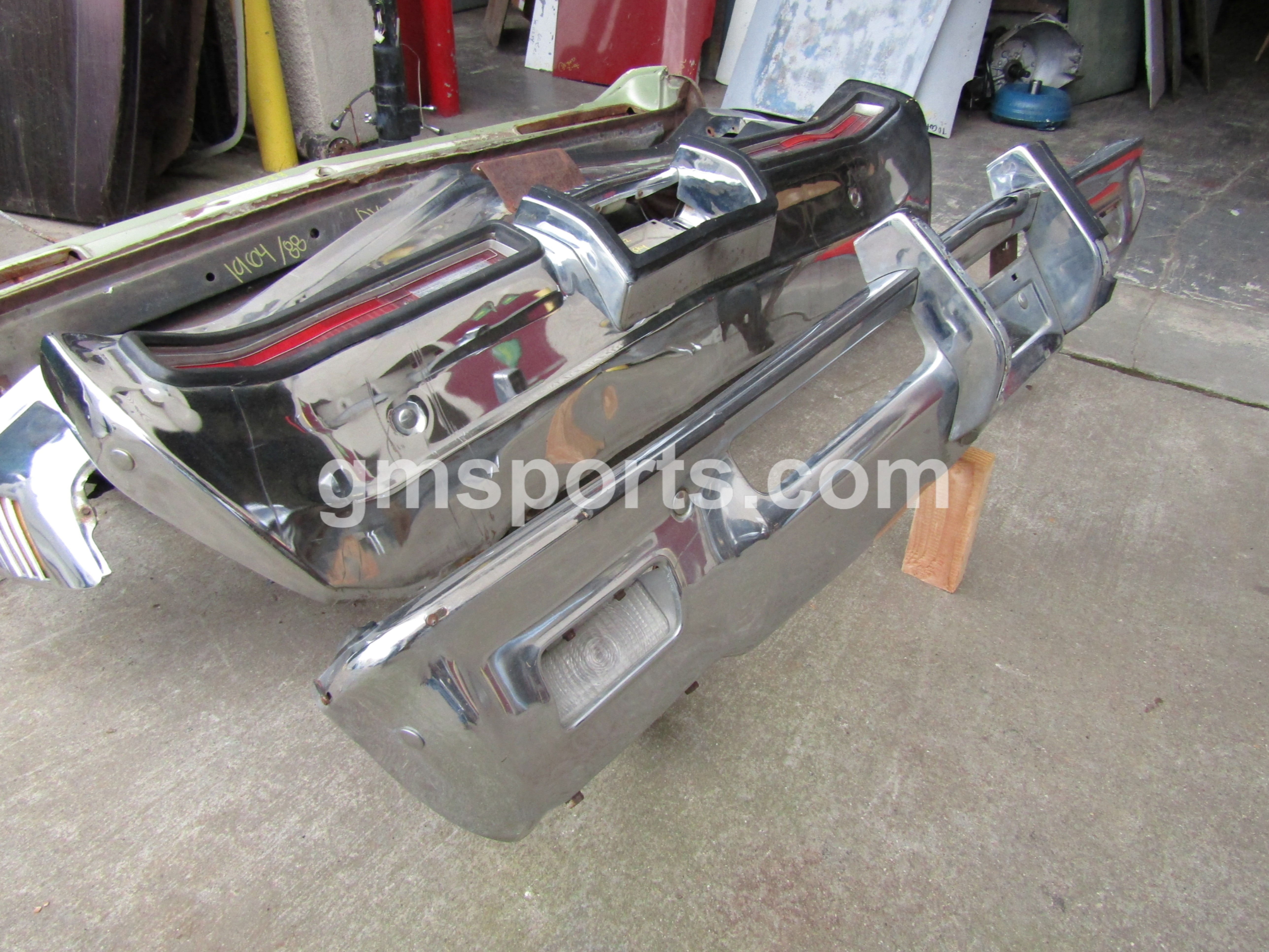 1971,1972, Buick, Skylark, Front, and, Rear, Bumper,