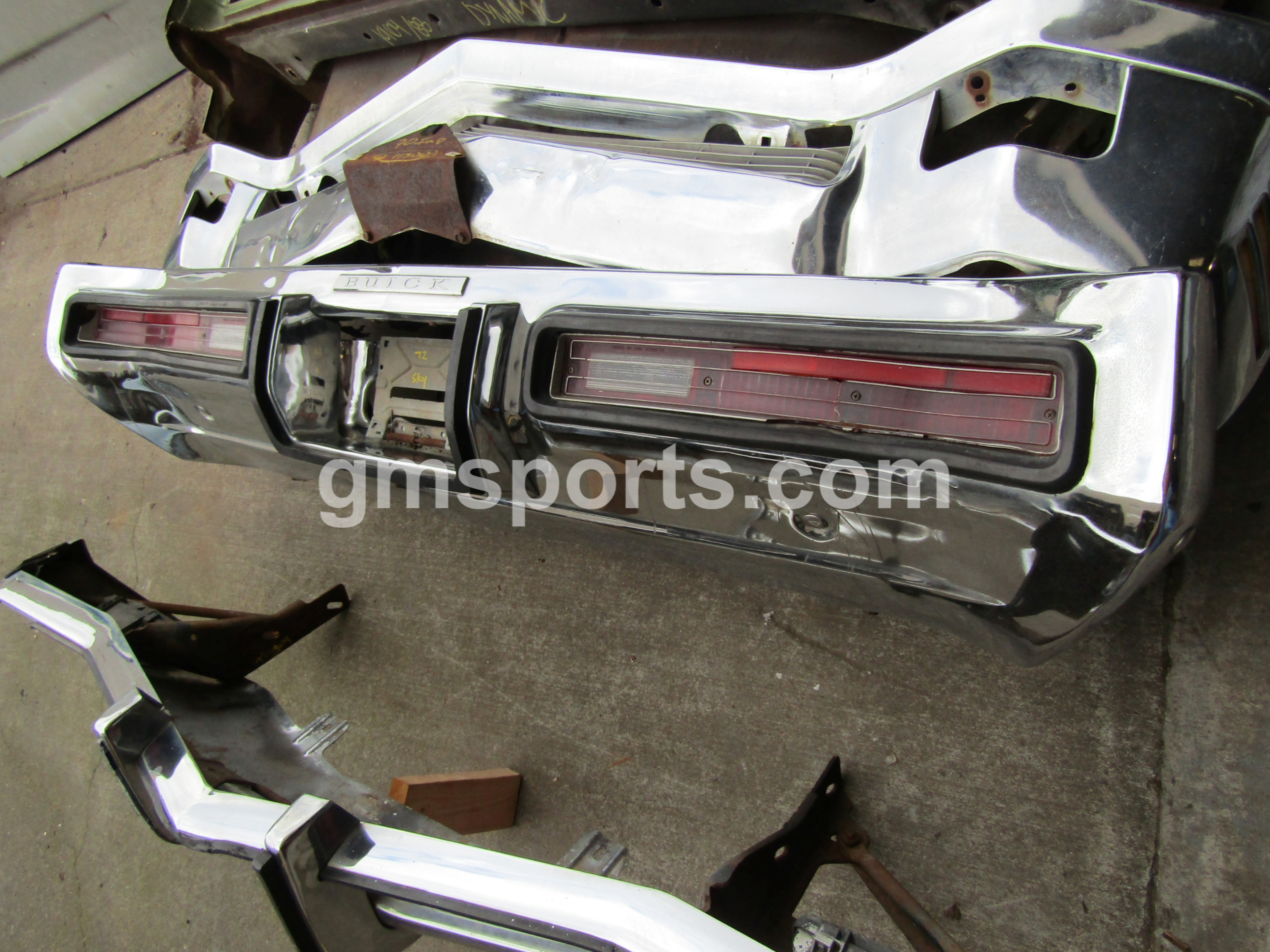 1971,1972, Buick, Skylark, Front, and, Rear, Bumper,