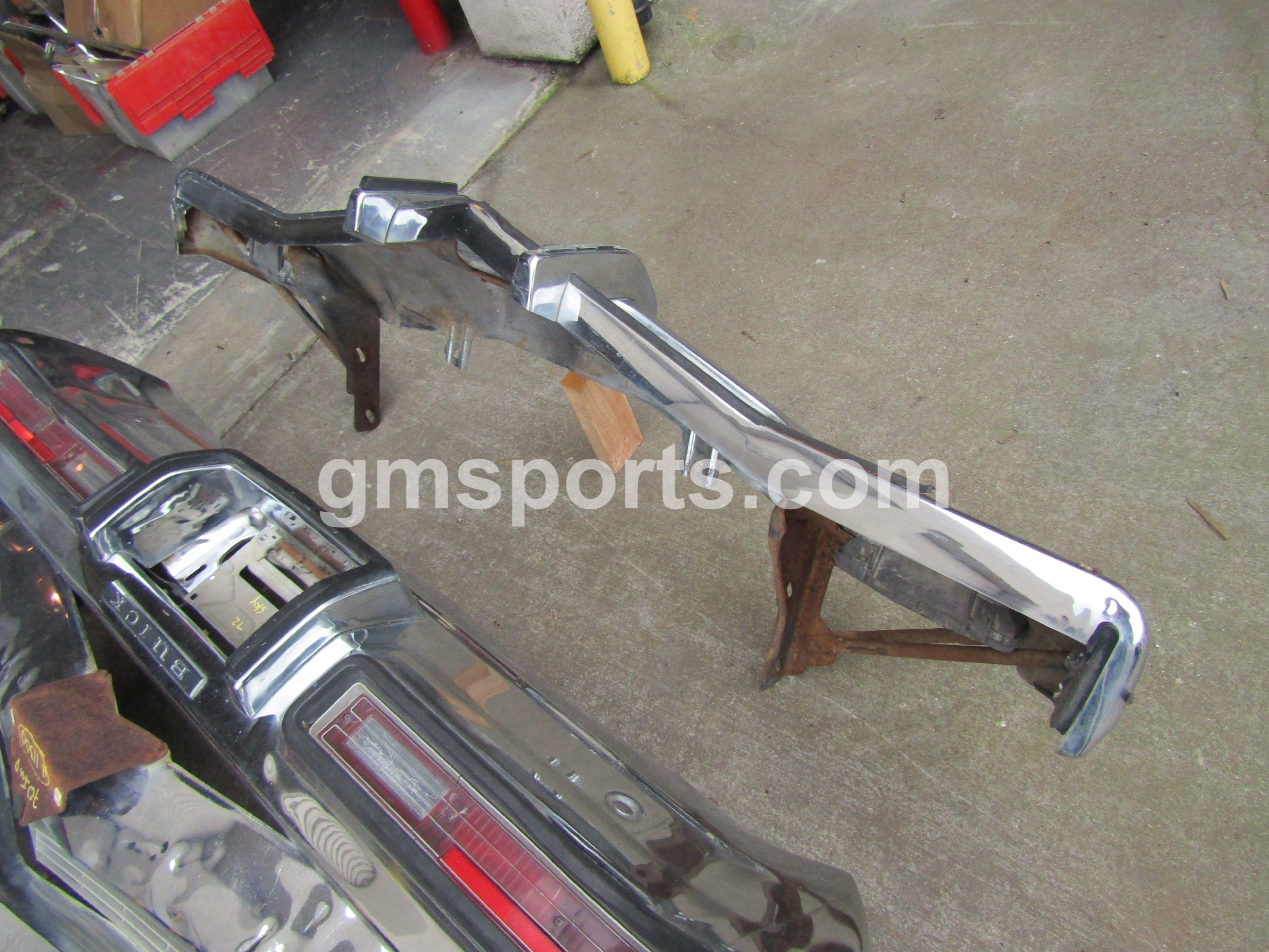 1971,1972, Buick, Skylark, Front, and, Rear, Bumper,