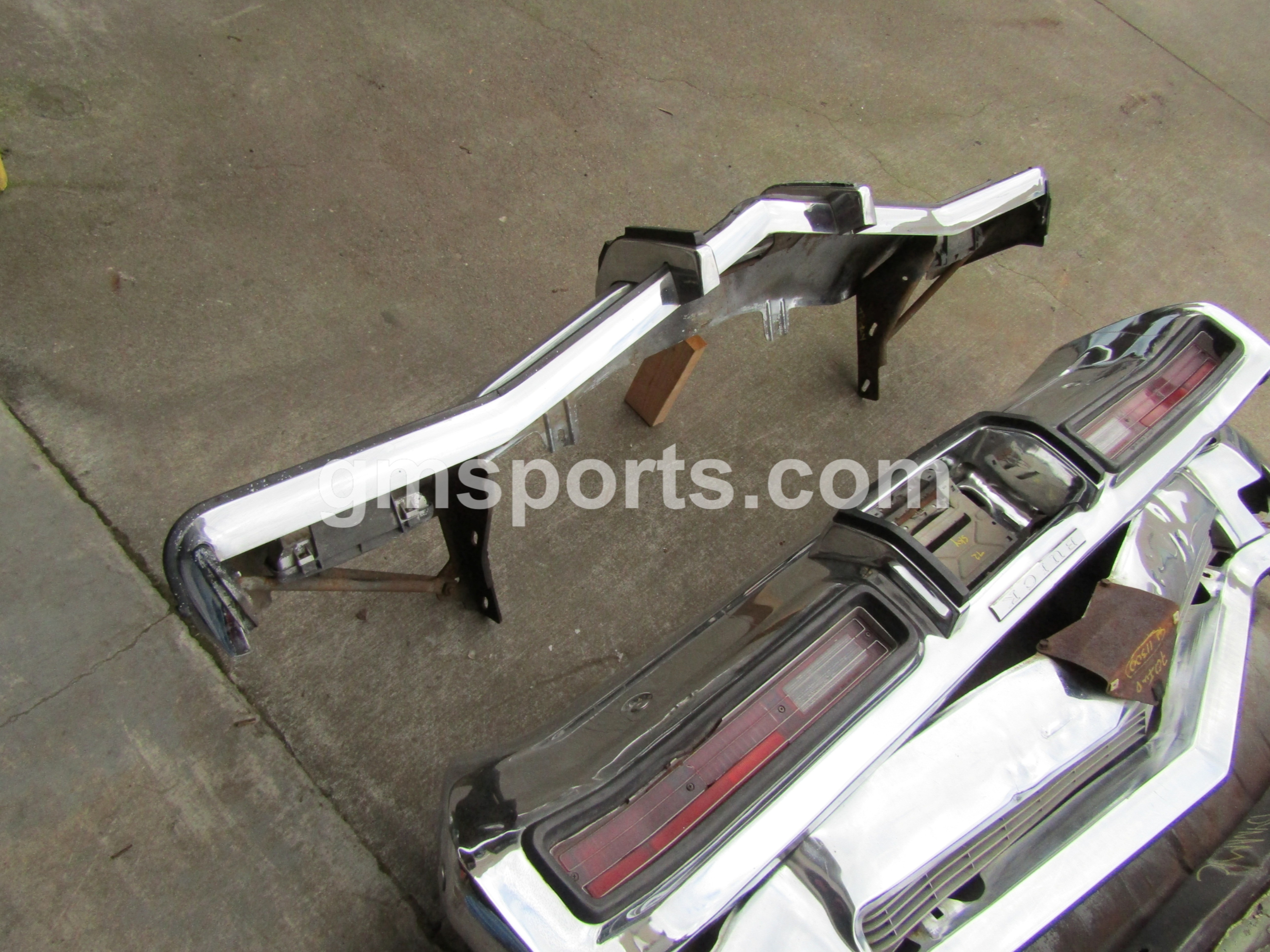 1971,1972, Buick, Skylark, Front, and, Rear, Bumper,