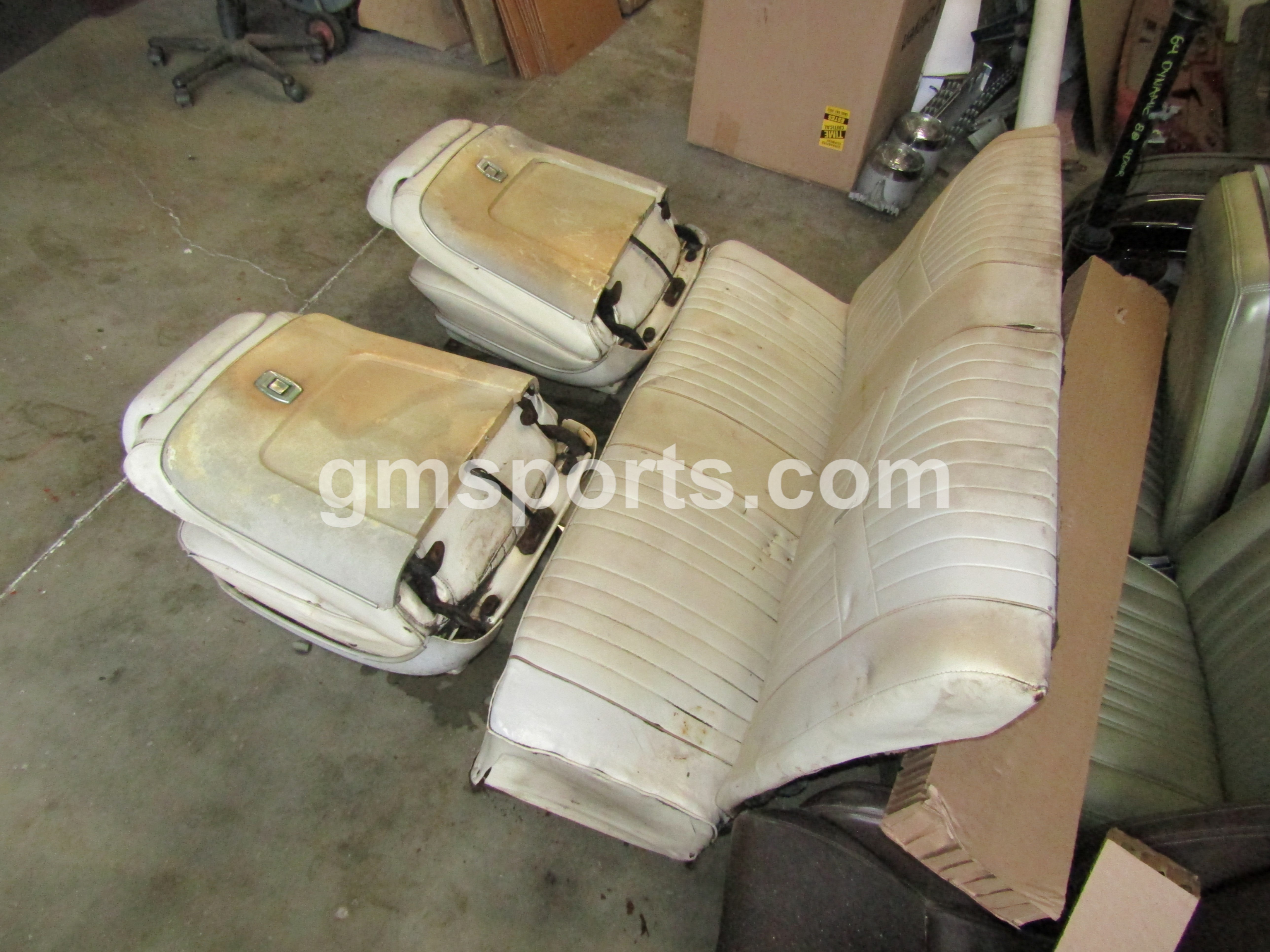 1969,1970,1971,1972, Chevelle, Lemans, Skylark, el,camino,gto,442,gs,grand,prix,Cutlass, monte, carlo,Bucket, Seats, and, Rear, Upper, Lower, Set,