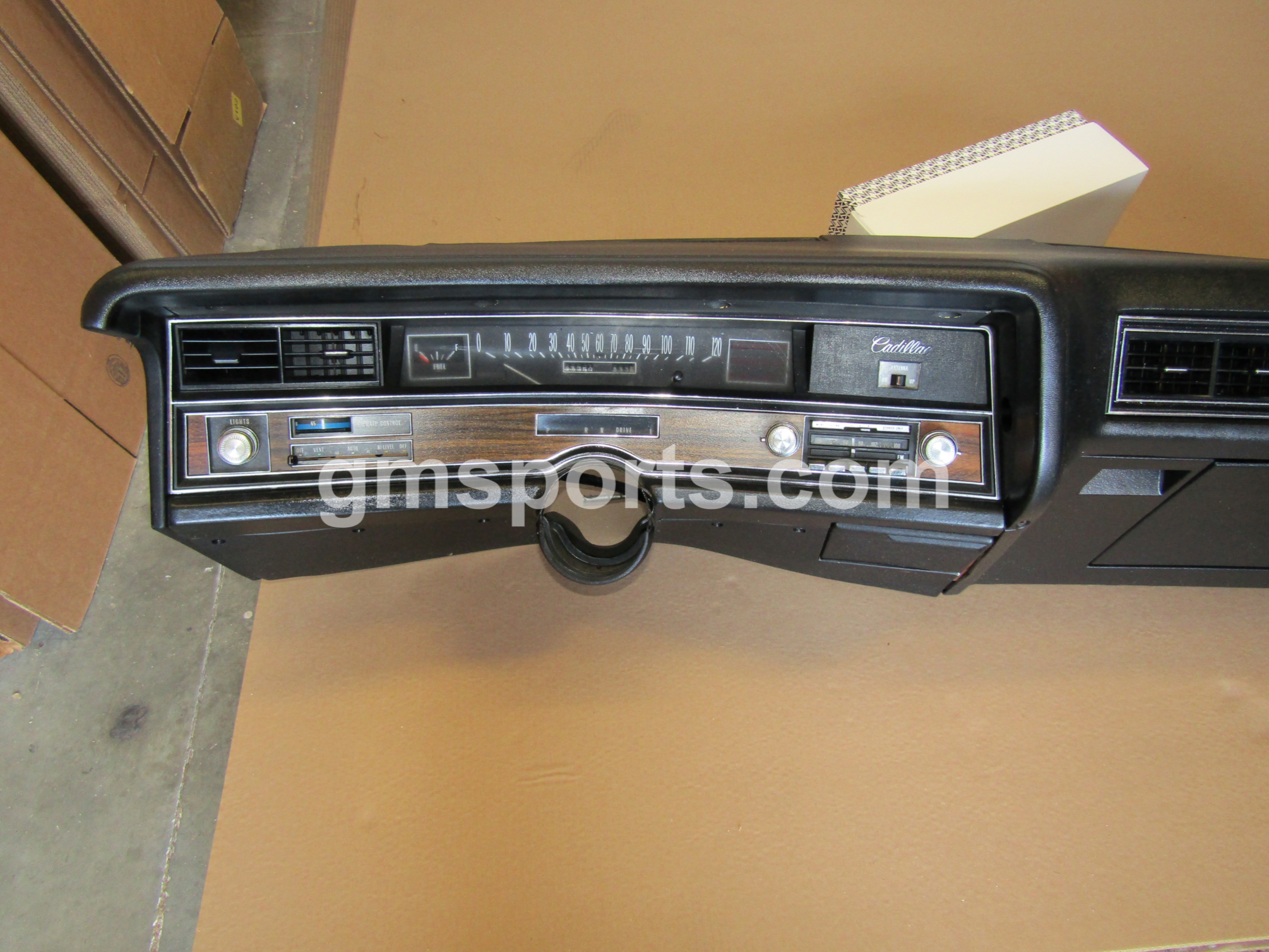 1973, Cadillac, Eldorado, Complete, power,antenna, switch, Dash, Assembly, pad, speedometer, guages, harness, instrument, cluster,vent, radio, heater,controls,headlight,switch, glove box, 