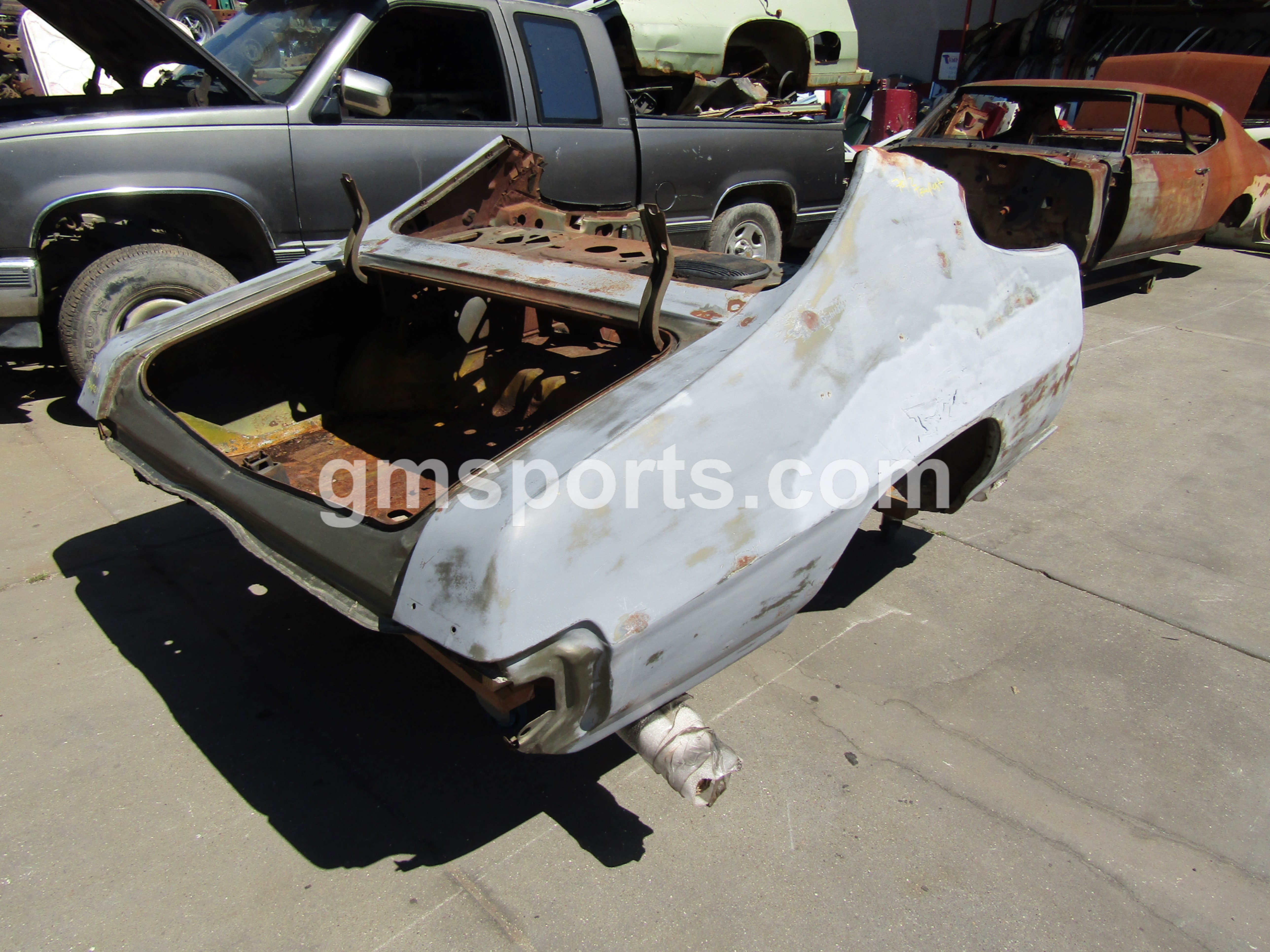 1970, 1971, 1972, Pontiac, Lemans, Rear, Clip,left,right,quarter,panel,tail,panel,package,tray,shelf,cut,trunk,tail,panel,