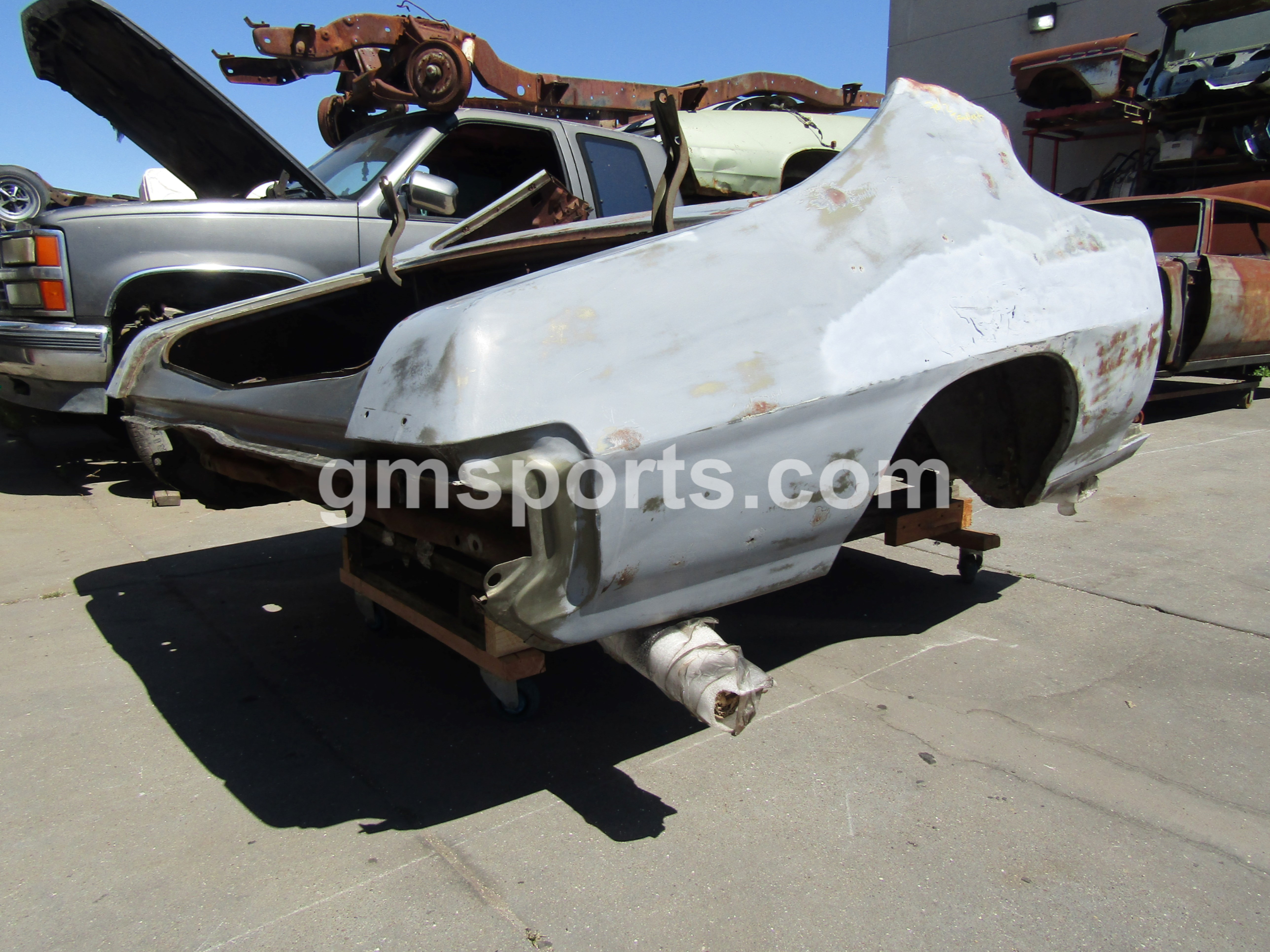 1970, 1971, 1972, Pontiac, Lemans, Rear, Clip,left,right,quarter,panel,tail,panel,package,tray,shelf,cut,trunk,tail,panel,