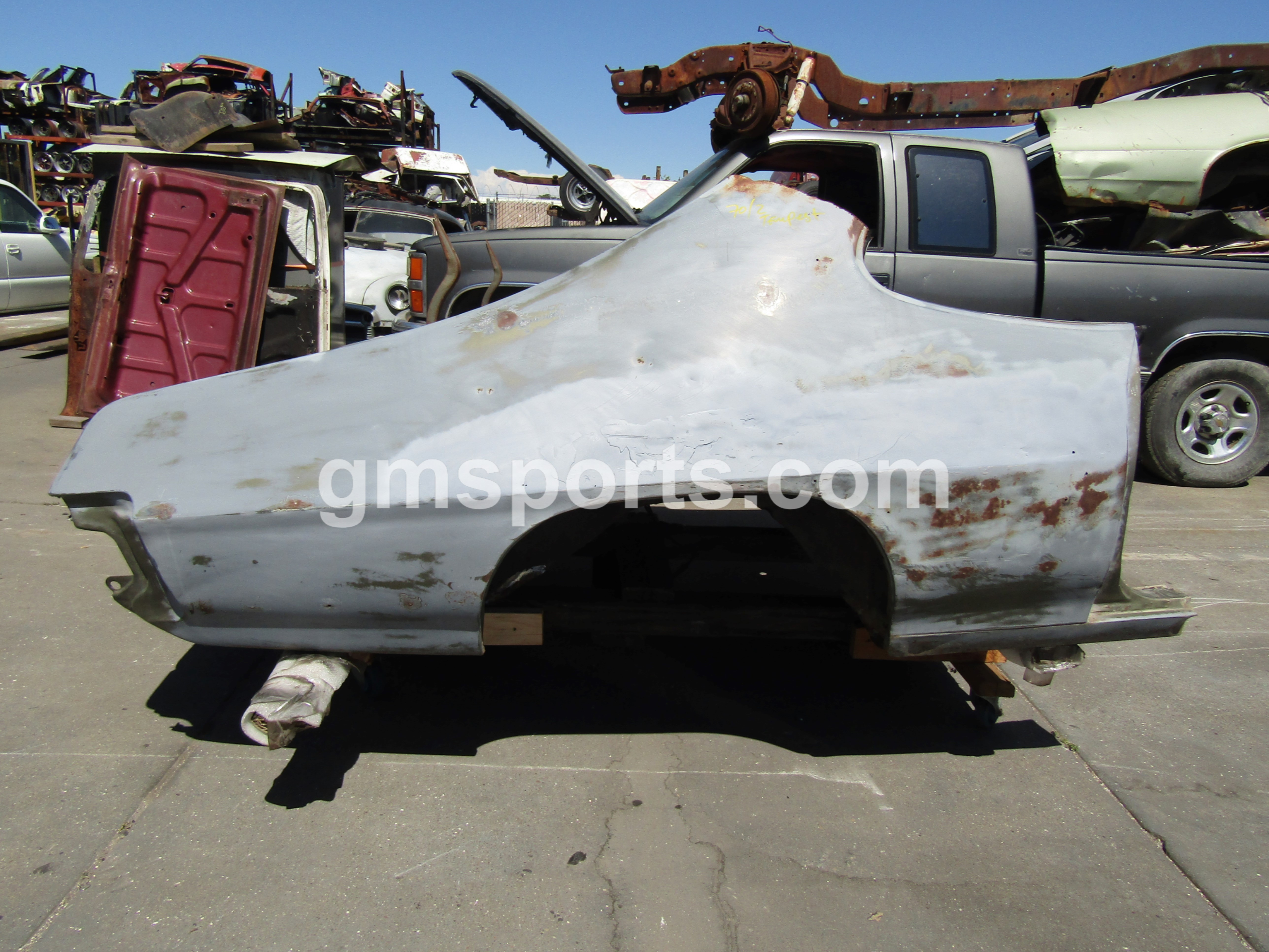 1970, 1971, 1972, Pontiac, Lemans, Rear, Clip,left,right,quarter,panel,tail,panel,package,tray,shelf,cut,trunk,tail,panel,