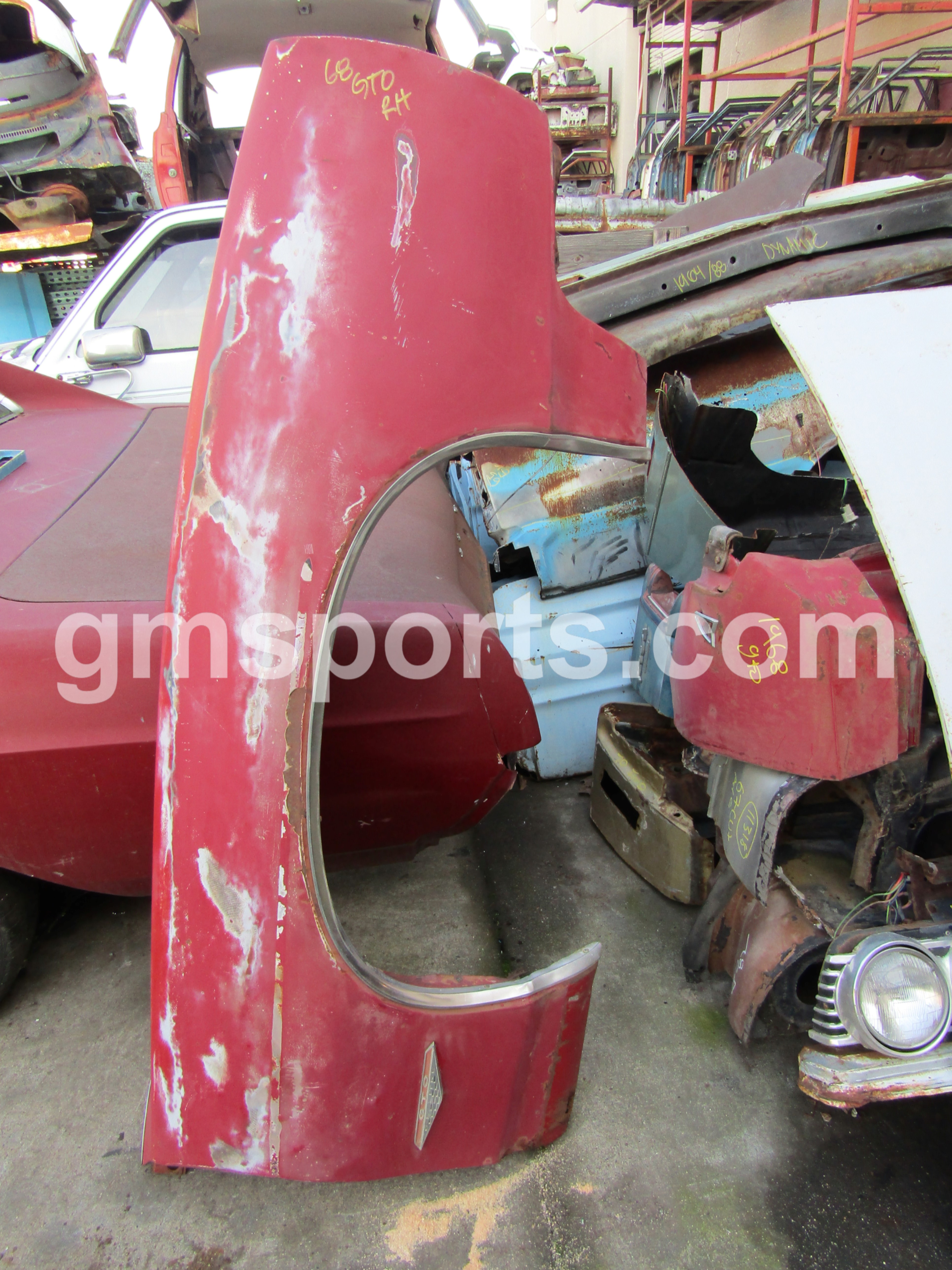 1968, Pontiac, GTO, Lemans, Right, Fender,