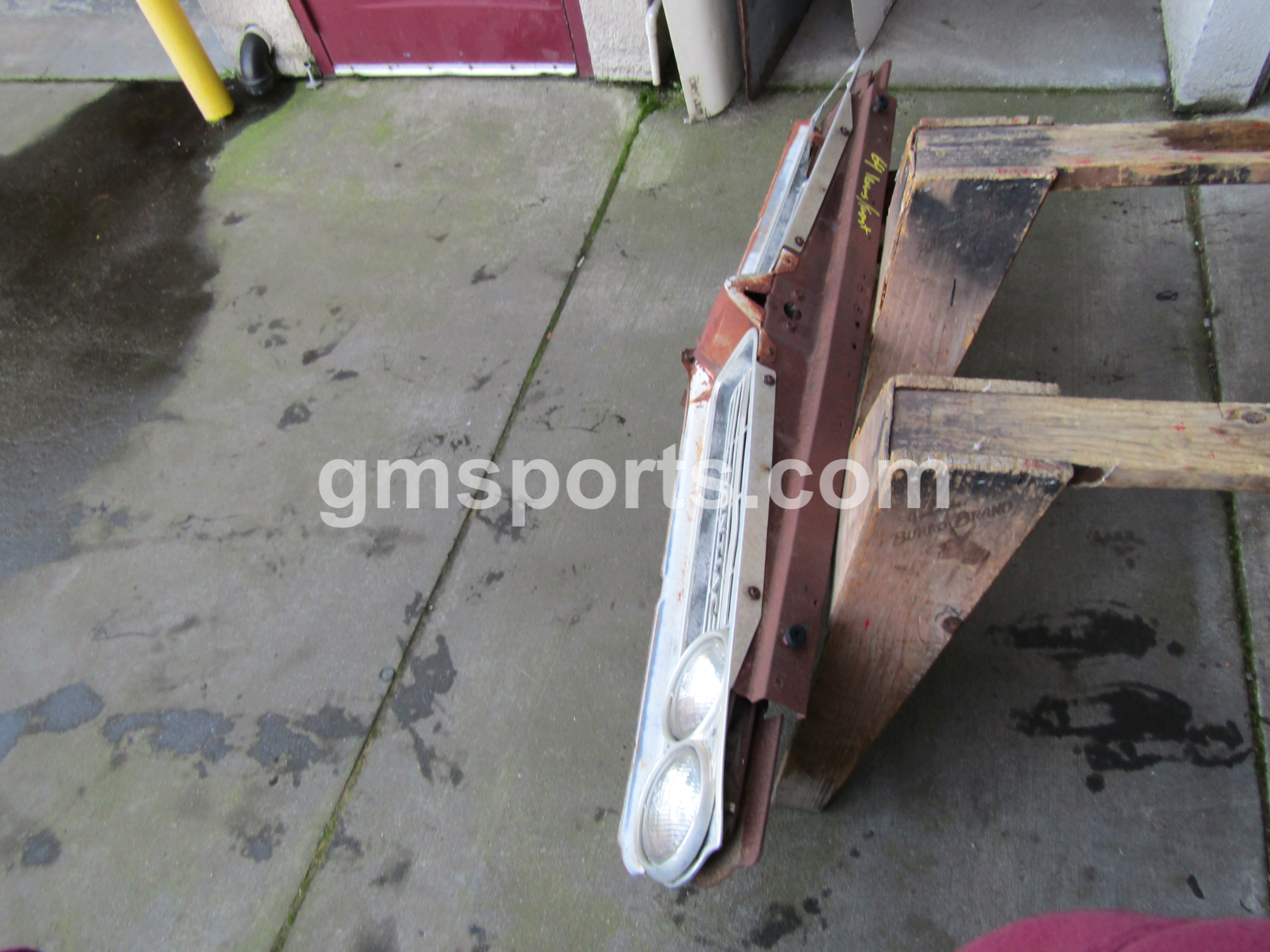 1964, Pontiac, Lemans, Radiator, Support, left,right,grill,latch,hood,