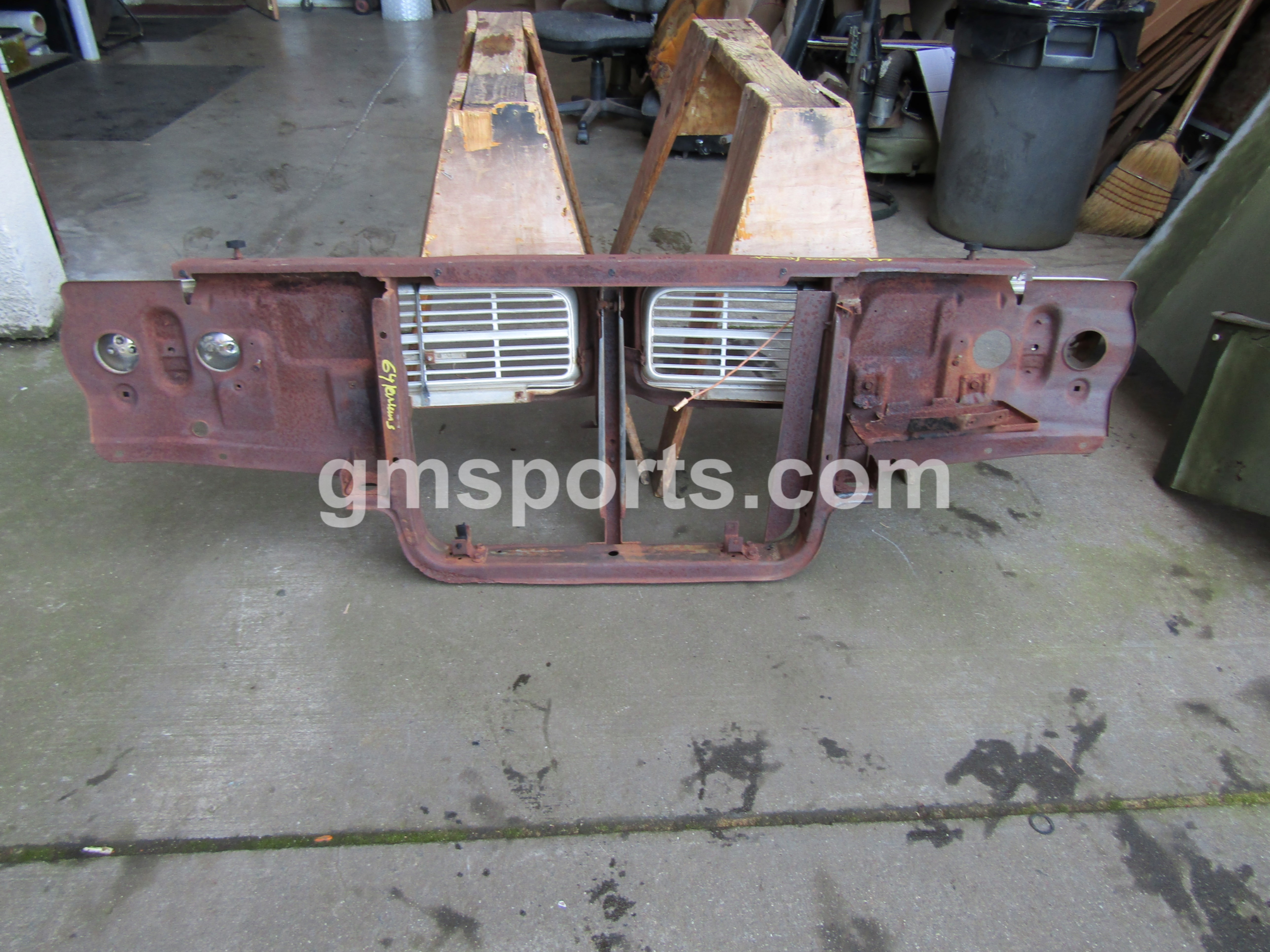 1964, Pontiac, Lemans, Radiator, Support, left,right,grill,latch,hood,