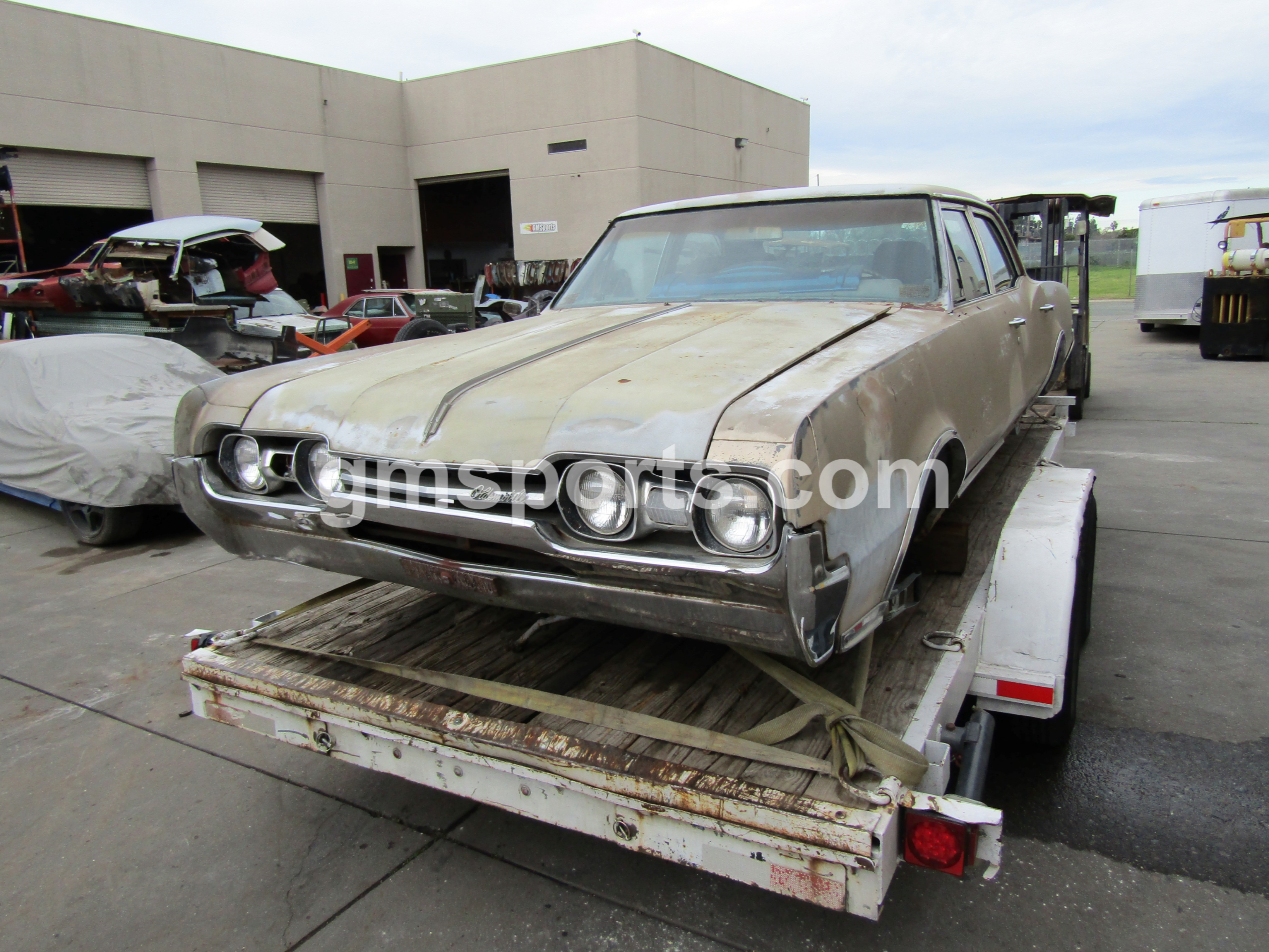 1967, Oldsmobile, Cutlass, 4, Door, Shell,Hood, Left, Right, Front, Rear, quarter, Panel, fender, Door, Deck, Lid, Frame, Glass, Back, trim, Molding, dash, Cowl, Section, fender,molding,hood,deck,lid,suspension,