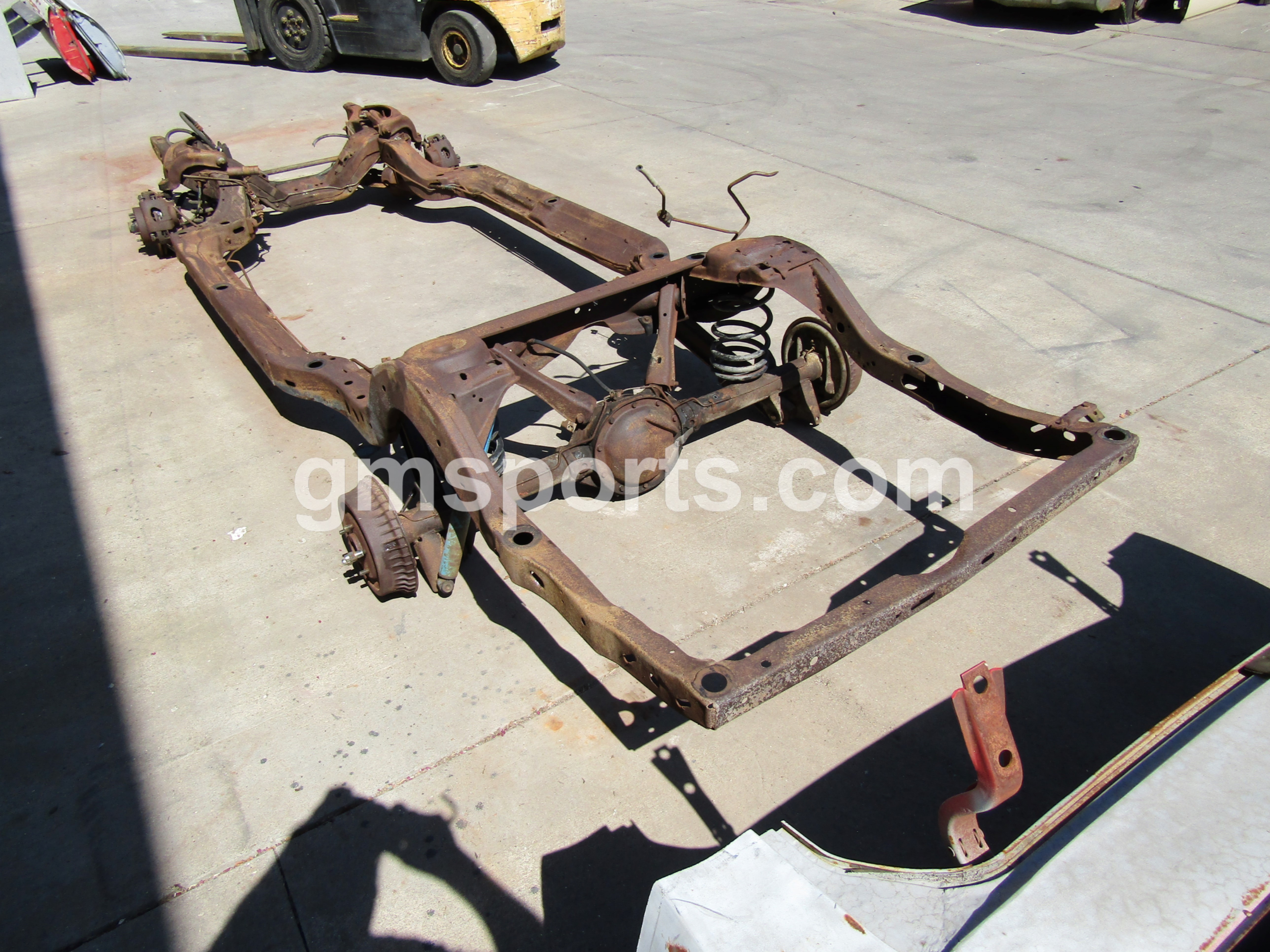 1968,1969,1970,1971,1972,chevrolet,chevelle,oldsmobile,cutlass,pontiac,gto,lemans,buick,skylark convertible,frame, chassis,rear,end,2.56,posi,rolling,suspension,