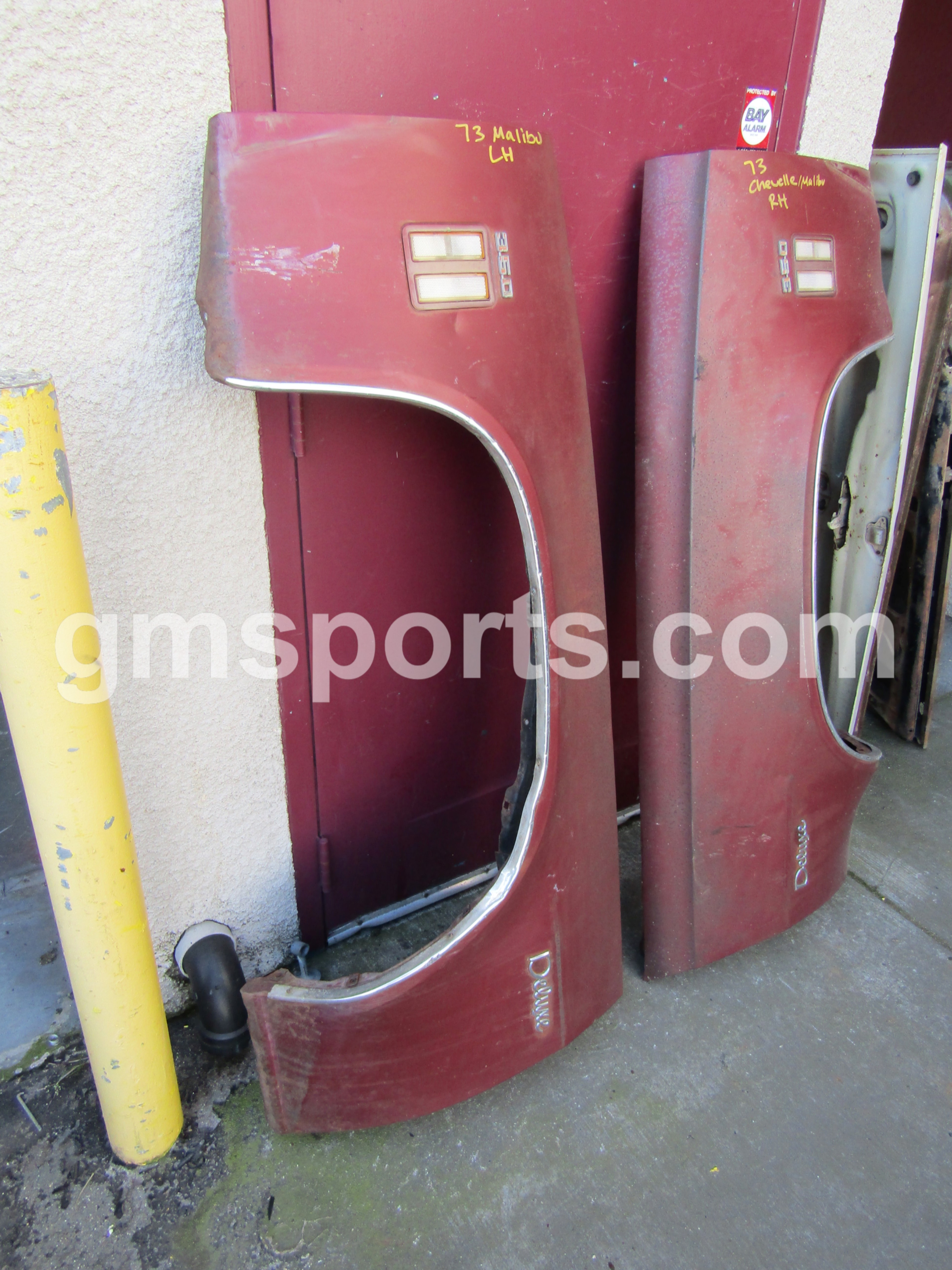 1973,1974,1975,1976,1977, chevelle,Chevrolet, El, Camino, GMC, Sprint, Left, and Right, Fender,el camino,