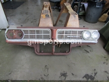 1964, Pontiac, Lemans, Radiator, Support, left,right,grill,latch,hood,