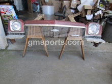 1973,1974,1975,1976,1977, Chevrolet, Chevelle, El Camino, GMC, Sprint, Header, Panel, Assembly, with, Left, and, Right,Fender, Extensions,